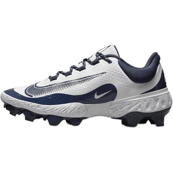 Nike Mens Alpha Huarache Elite 4 Low Baseball Cleats FD6255-107 White Size 12 - Picture 2 of 5